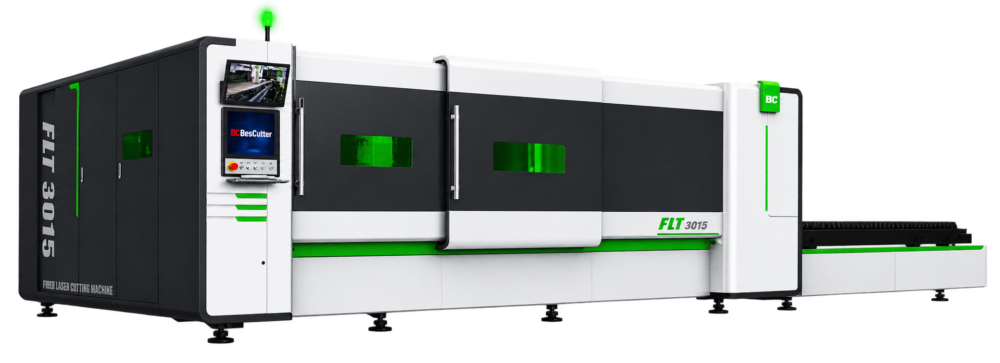 FLY SPEED 6020 (2000*6000) 2000W - 15000W | Fiber Laser Metal Sheet Cutter Full Enclosure with Parallel Shuttle Table